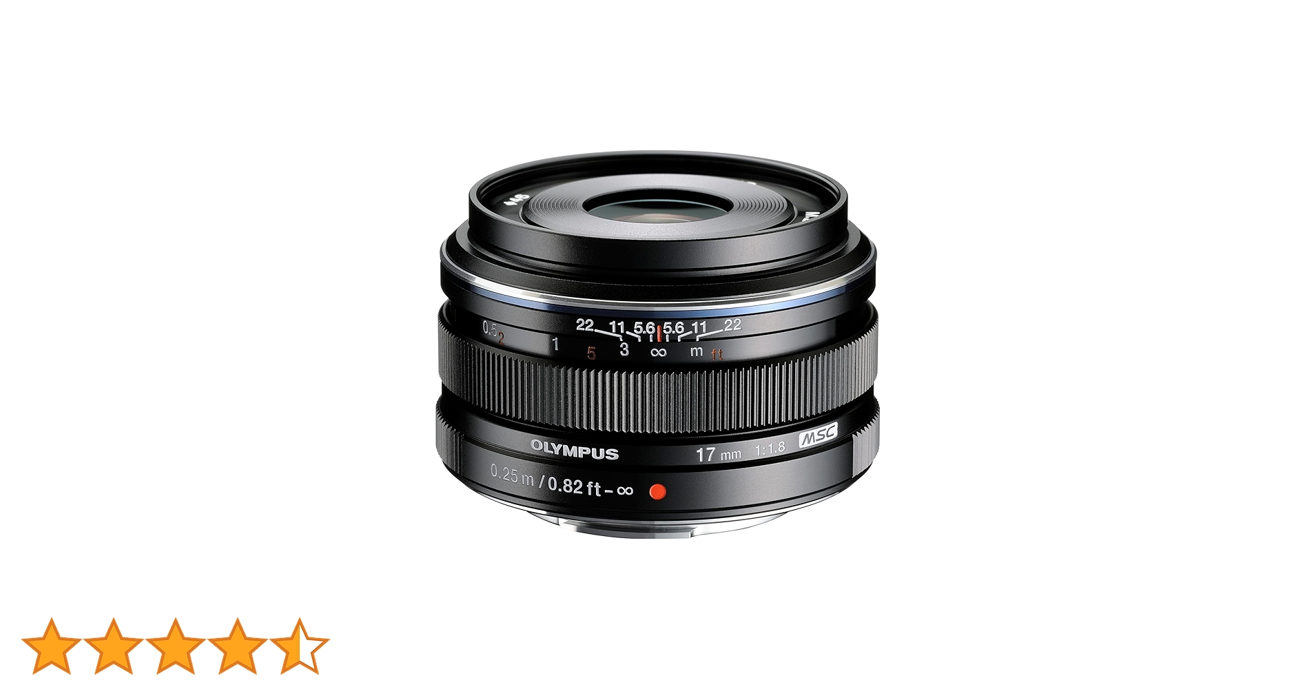 Olympus M. Zuiko 17mm F1.8 Interchangeable Lens for Olympus